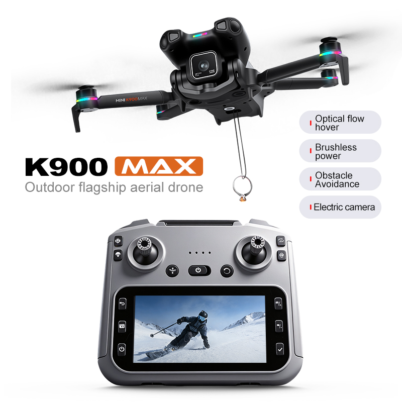 Drone Multispectral - Novo Drone K900 MAX GPS com