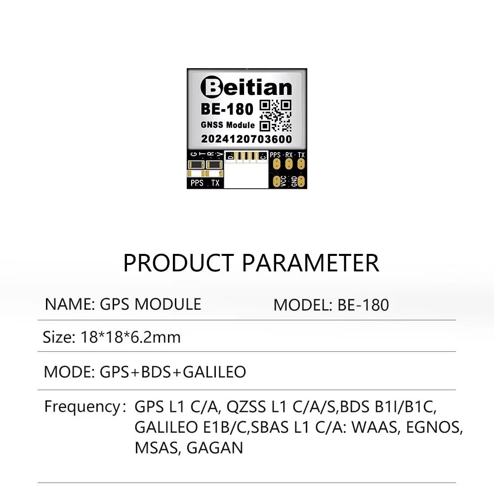 Módulo GPS Beitian BE-180 BE-2 - Drone Mapping avaliação e preço