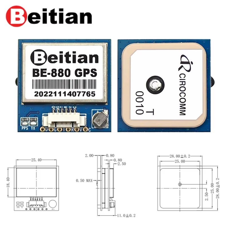 Módulo GPS Beitian BE-180 BE-2 - Drone Mapping avaliação e preço